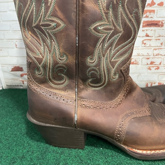 Ariat Legend Square Toe Cowboy Western Boots - Picture 3 of 11